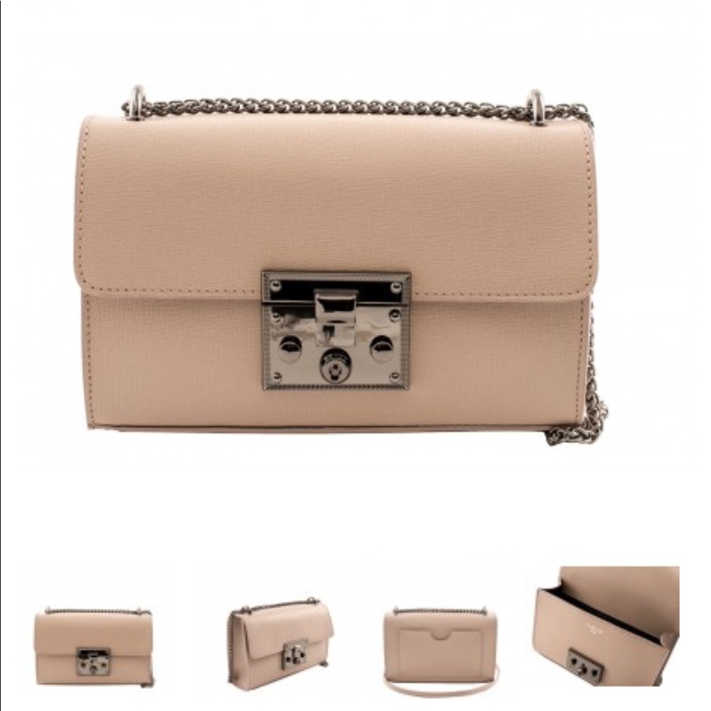 Camelia Roma saffiano leather crossbody bag, cameo