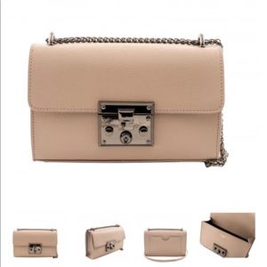 Camelia Roma saffiano leather crossbody bag, cameo