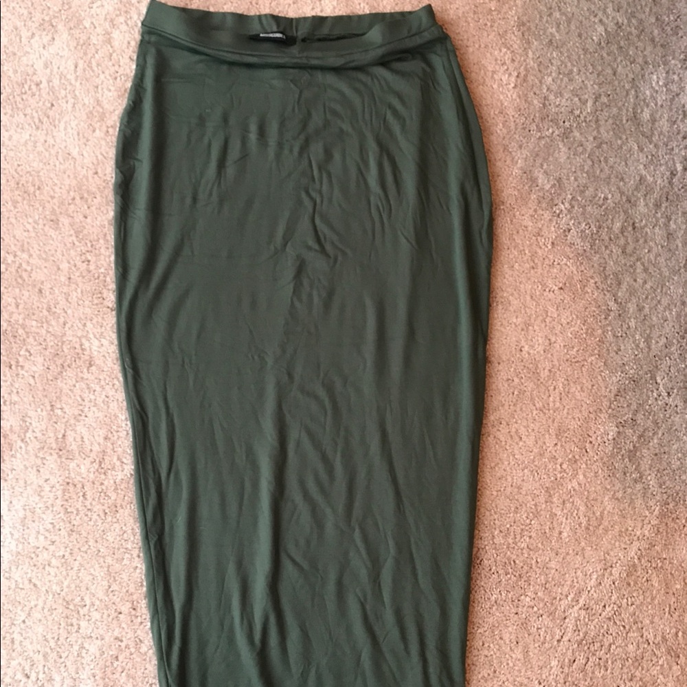 Missguided Jersey Knit Pencil Maxi Skirt