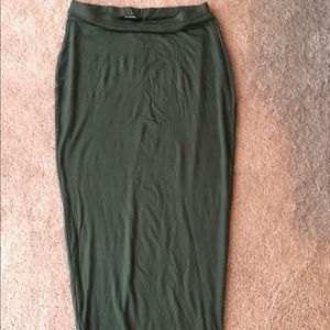 Missguided Jersey Knit Pencil Maxi Skirt