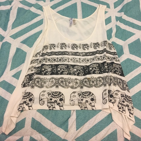 Cropped elephant tank top - Picture 1 of 1