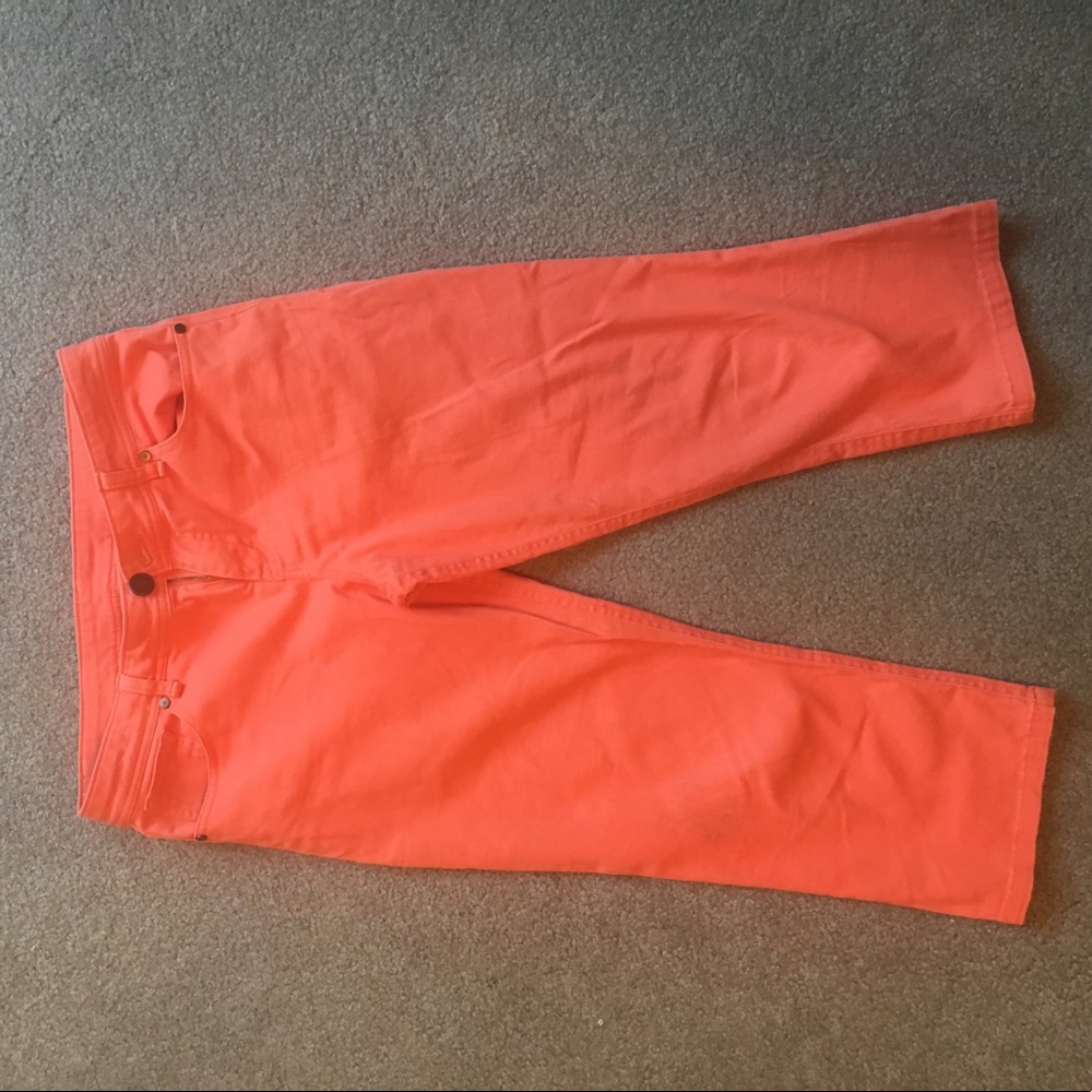 Willi Smith Coral Capri Pants