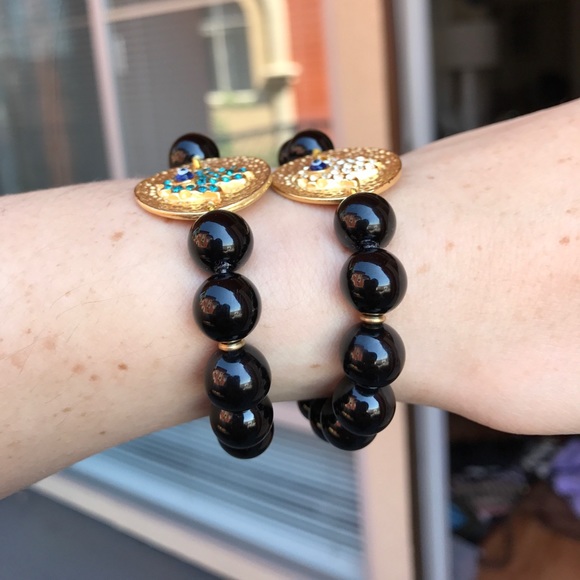 Hamsa Beaded Bracelet - Picture 3 of 8