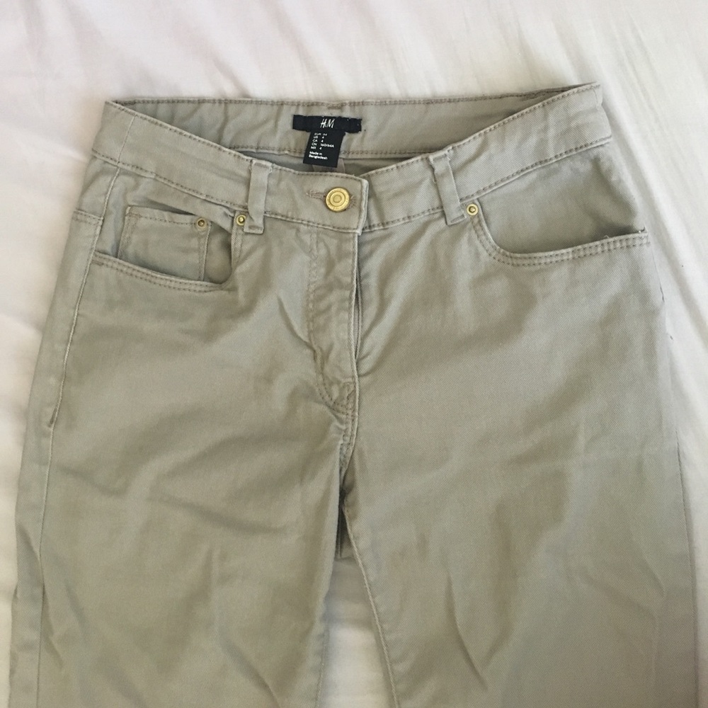 Light taupe pants