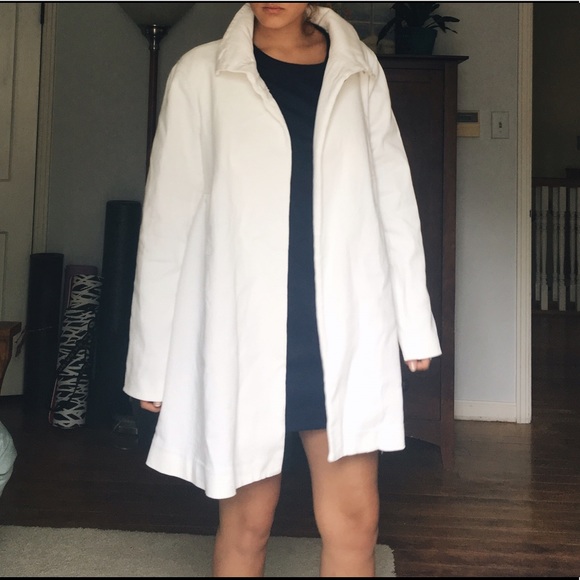 DKNY White Overcoat - Picture 2 of 6