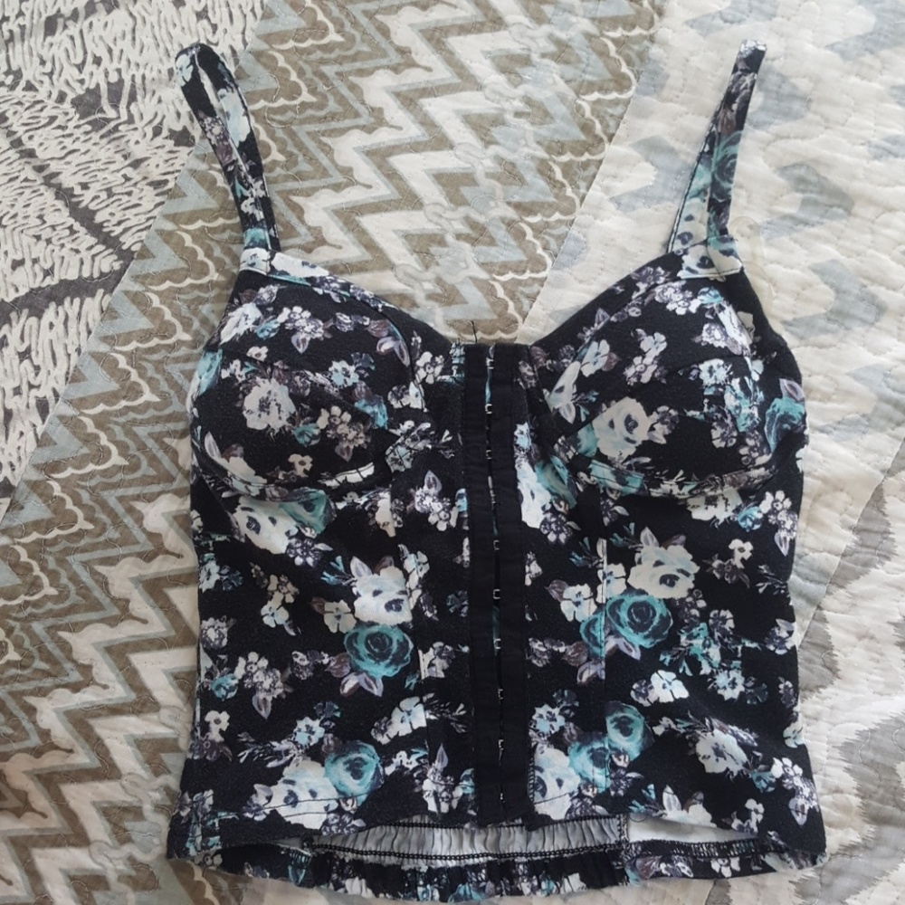 Floral crop top