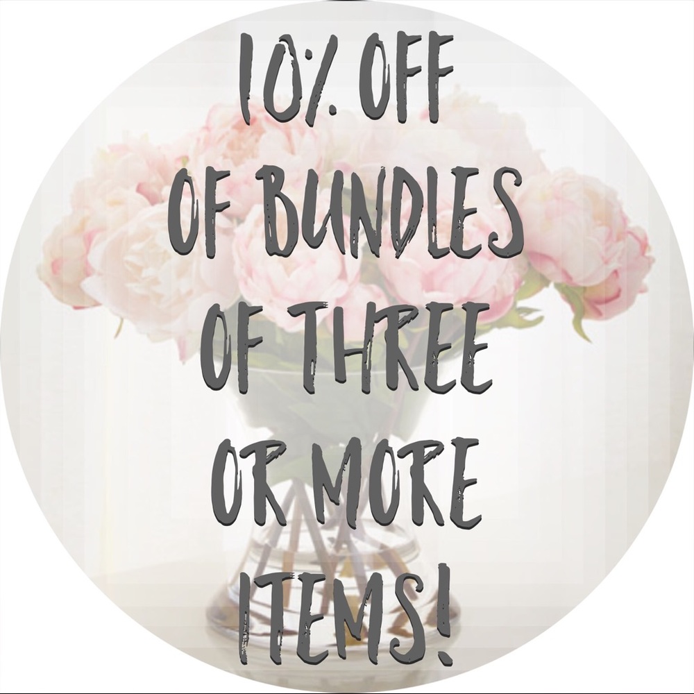 Discounts for bundling and offers happily made!