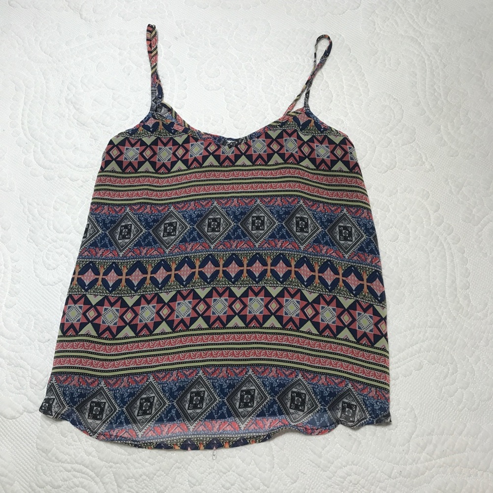 Sheer tank top