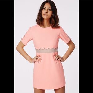 🌸Verity Crepe Scallop Shift Dress 🌸