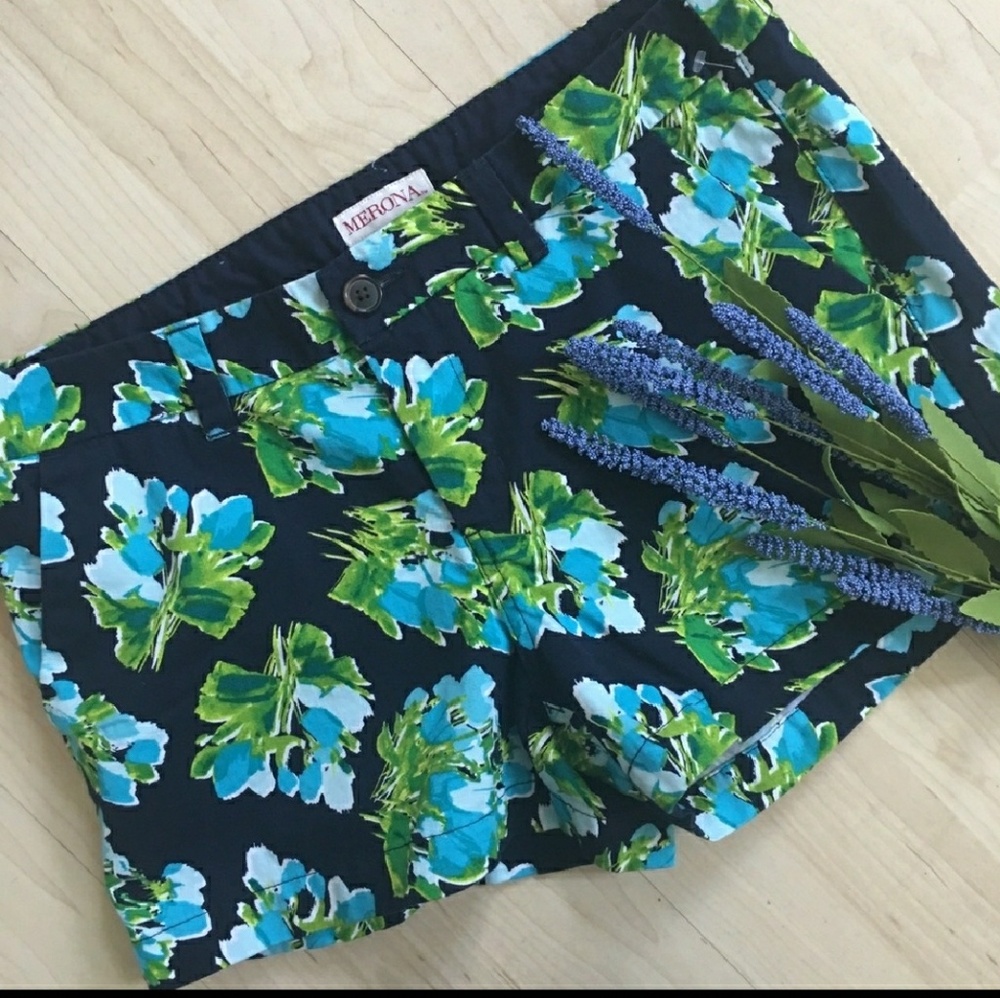 MERONA CUTE floral shorts. EUC 30 Waist - Picture 2 of 4