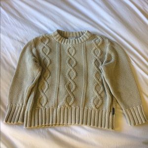 Carter's tan knit sweater size 4