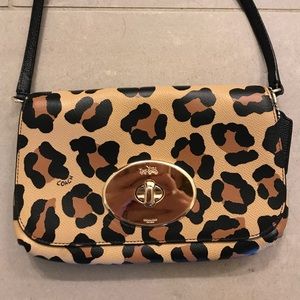 Coach Cheetah Print Cross Body