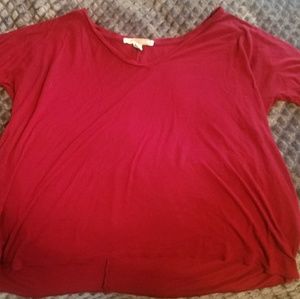 Maroon t shirt