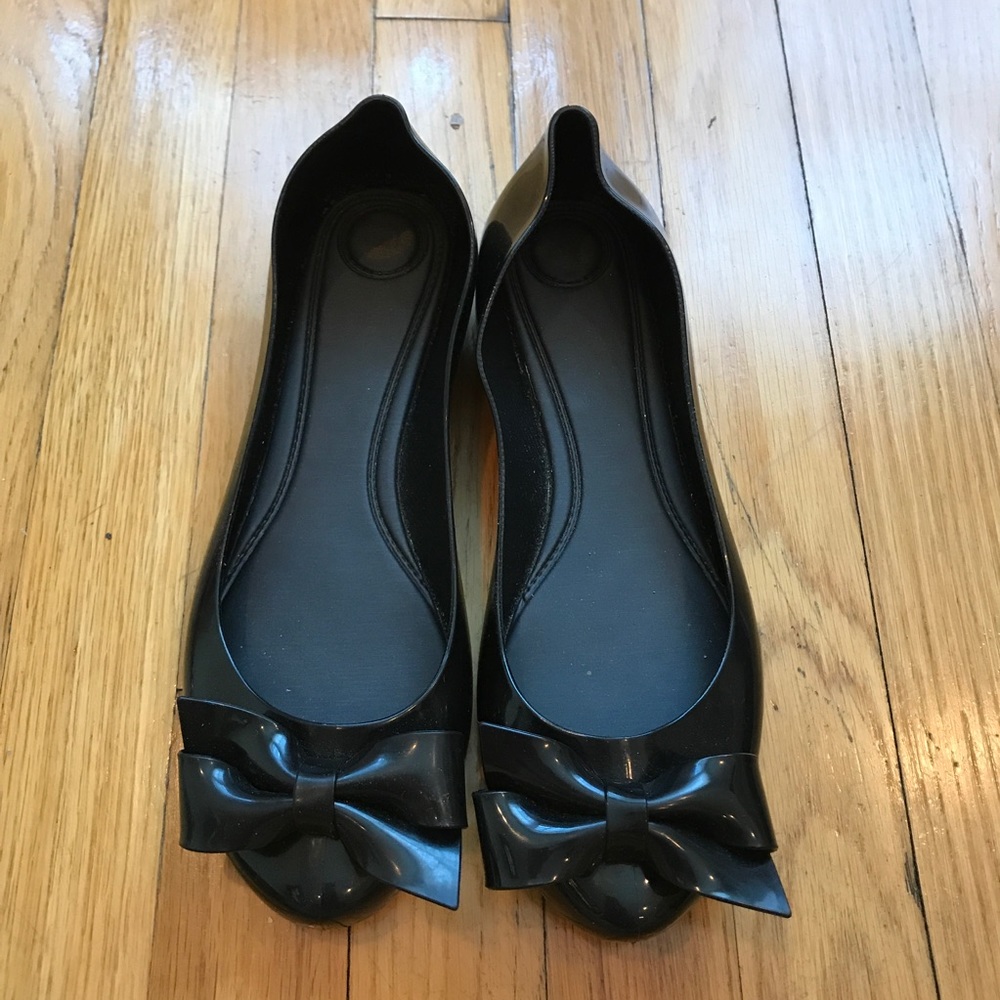 Jelly bow flats