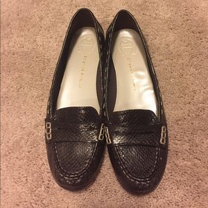 Etienne Aigner brown loafers, size 8,barely worn!