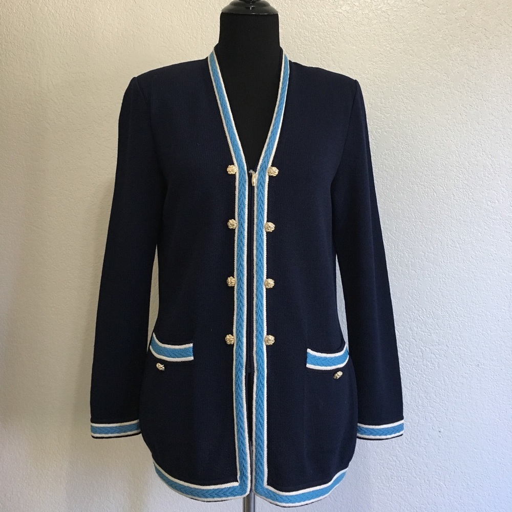 ST. JOHN • Navy Jacket
