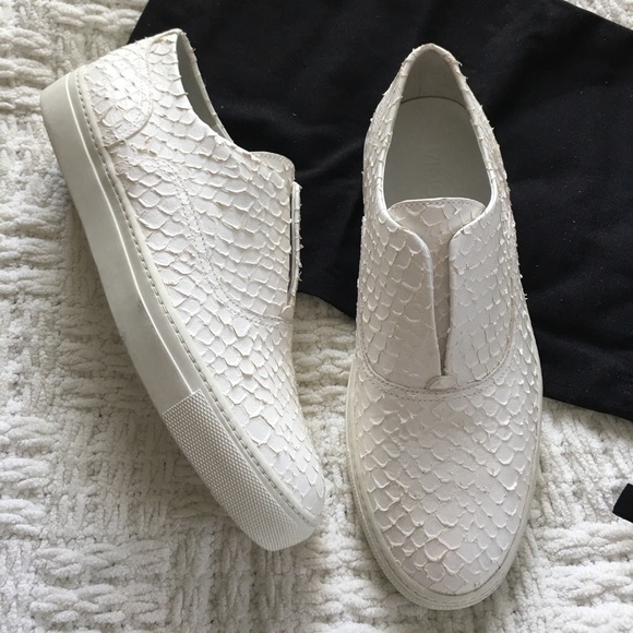 Vince White Nelson Optic White Sneakers - Picture 7 of 8