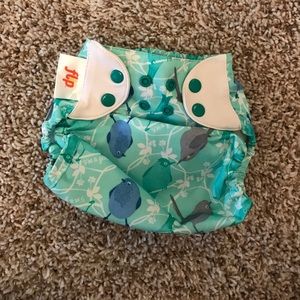 Flip diaper cover in Harper