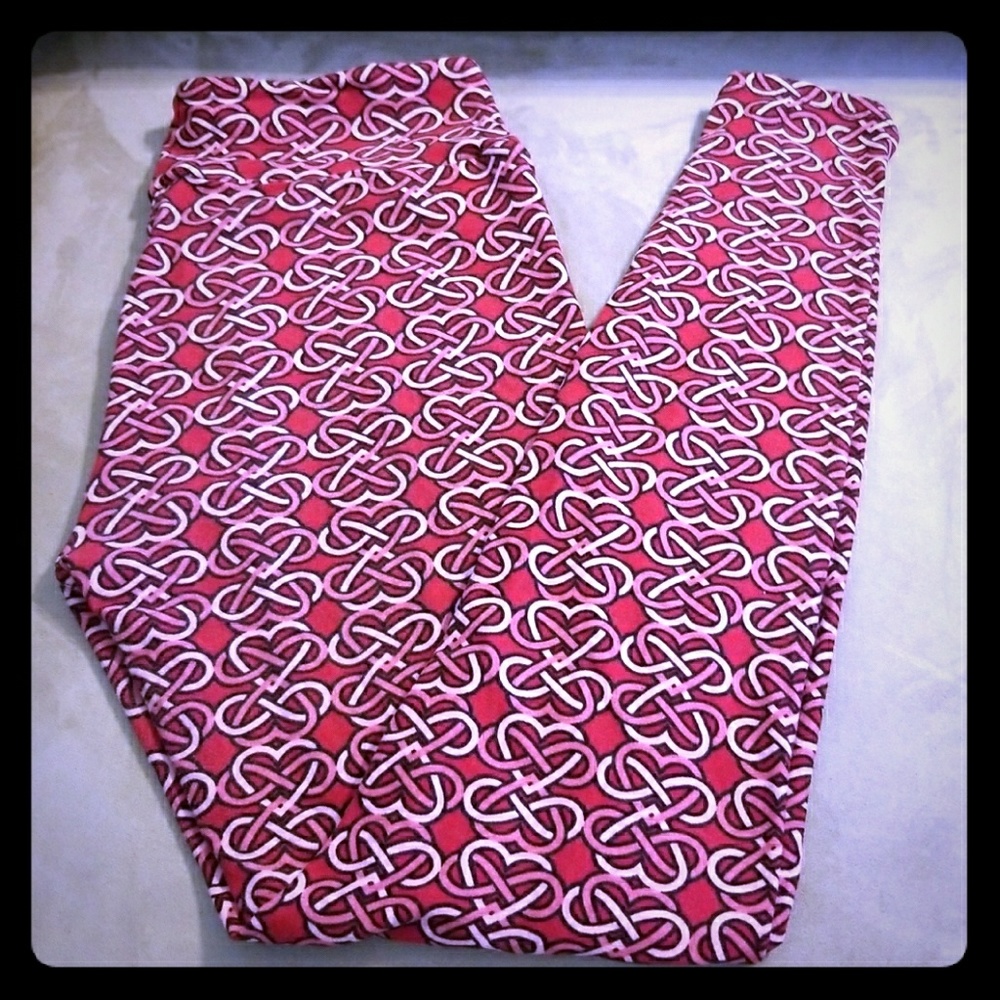 Infinity heart LuLaRoe OS Leggings