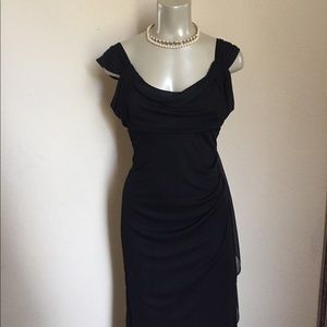BLACK EVENING GOWN