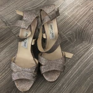 Glitter wedge