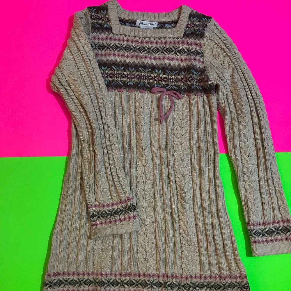 Girls sweater dress size 7-8