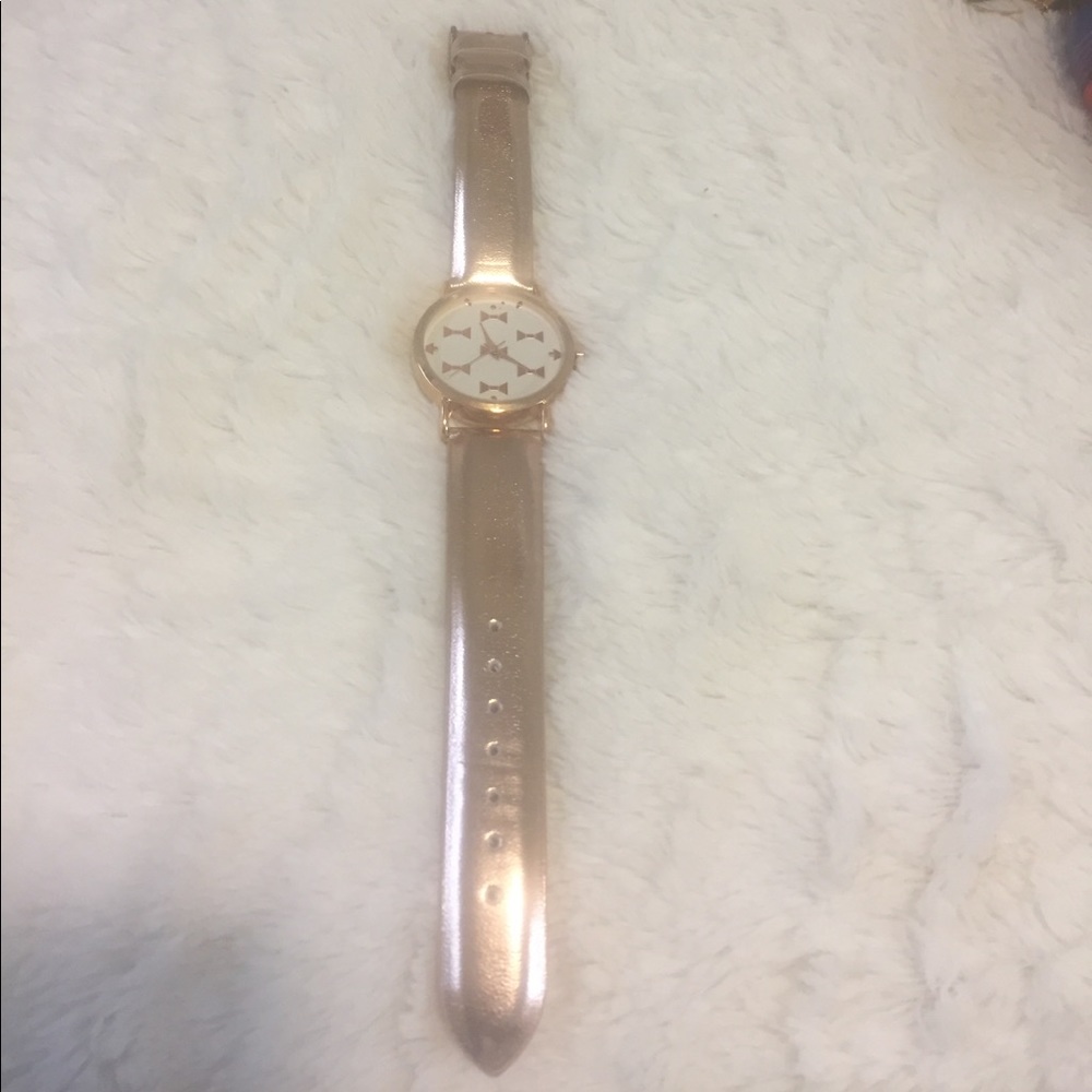 Rose Gold Metallic Watch