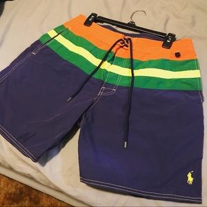 Polo swim trunks