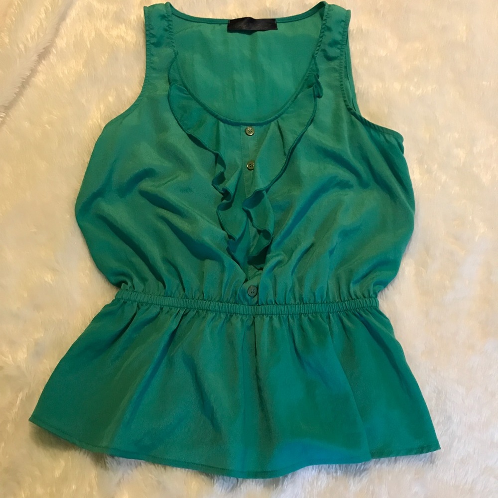 Green tank top