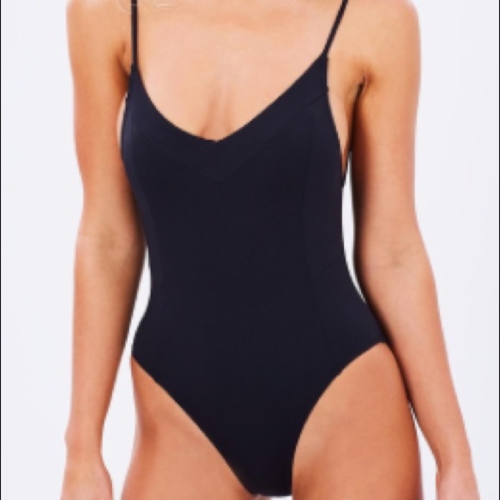 Bond Eye Australia Plains Black V Cheeky One Piece