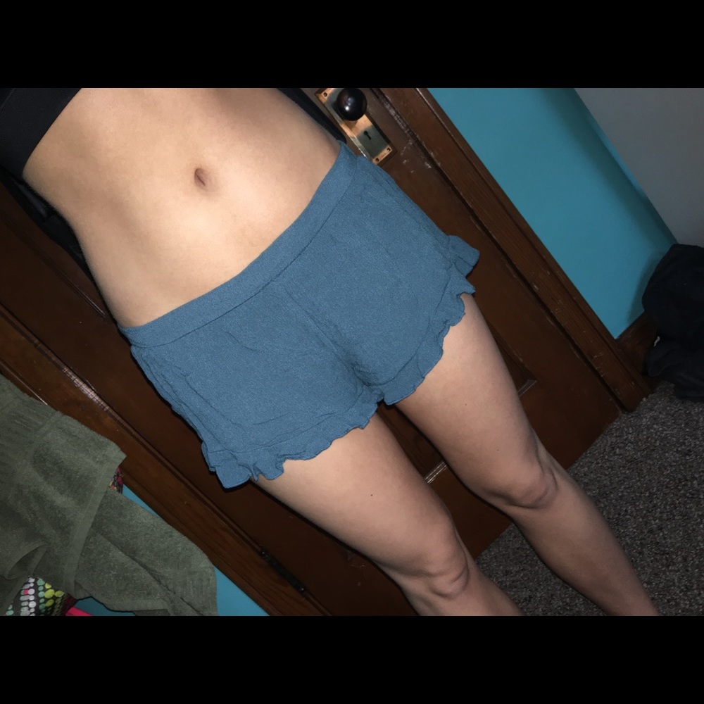 Blue shorts