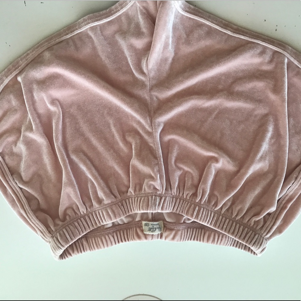 brandy melville velvet shorts