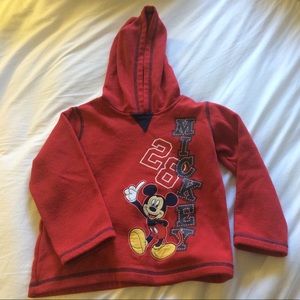 Disney Mickey Mouse red hoodie sweater