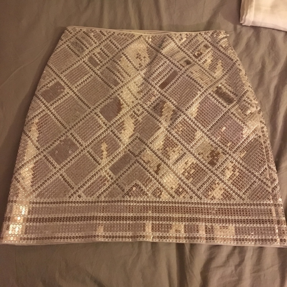 Sequin mini skirt
