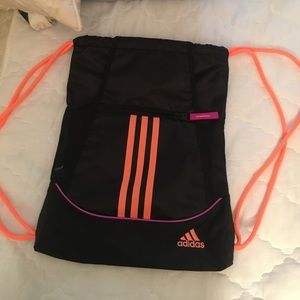 Adidas draw string synch backpack bag
