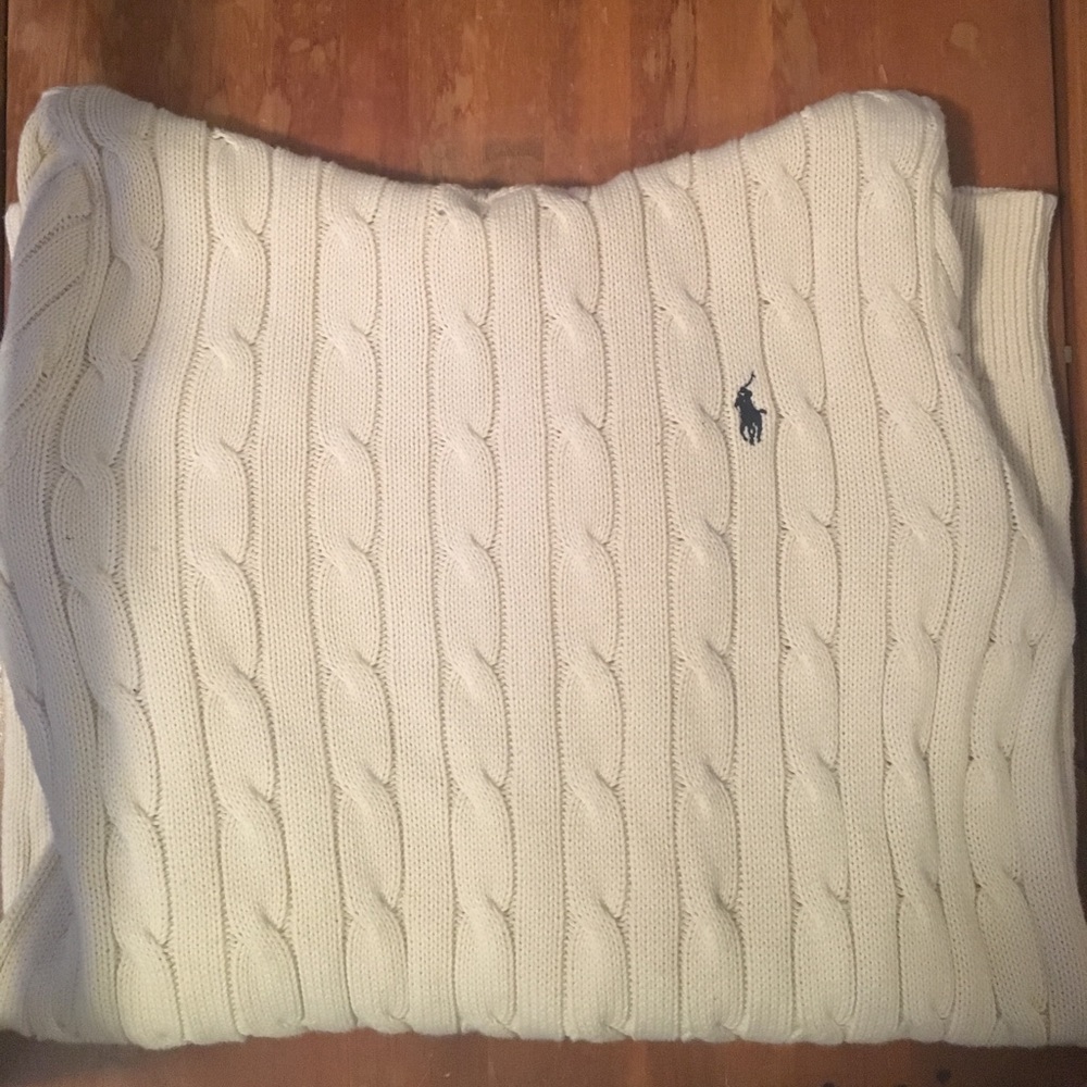 Ralph Lauren Polo White Turtleneck