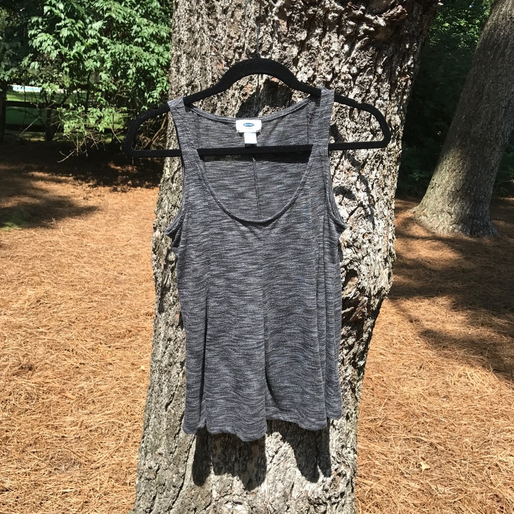 Gray Heather Old Navy Flow Tank