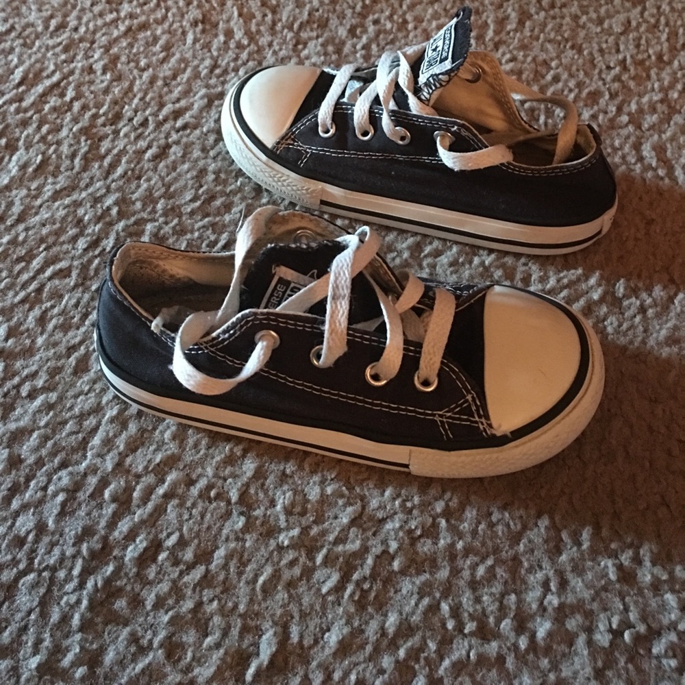 Boys black converse