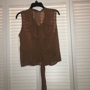 Brown blouse