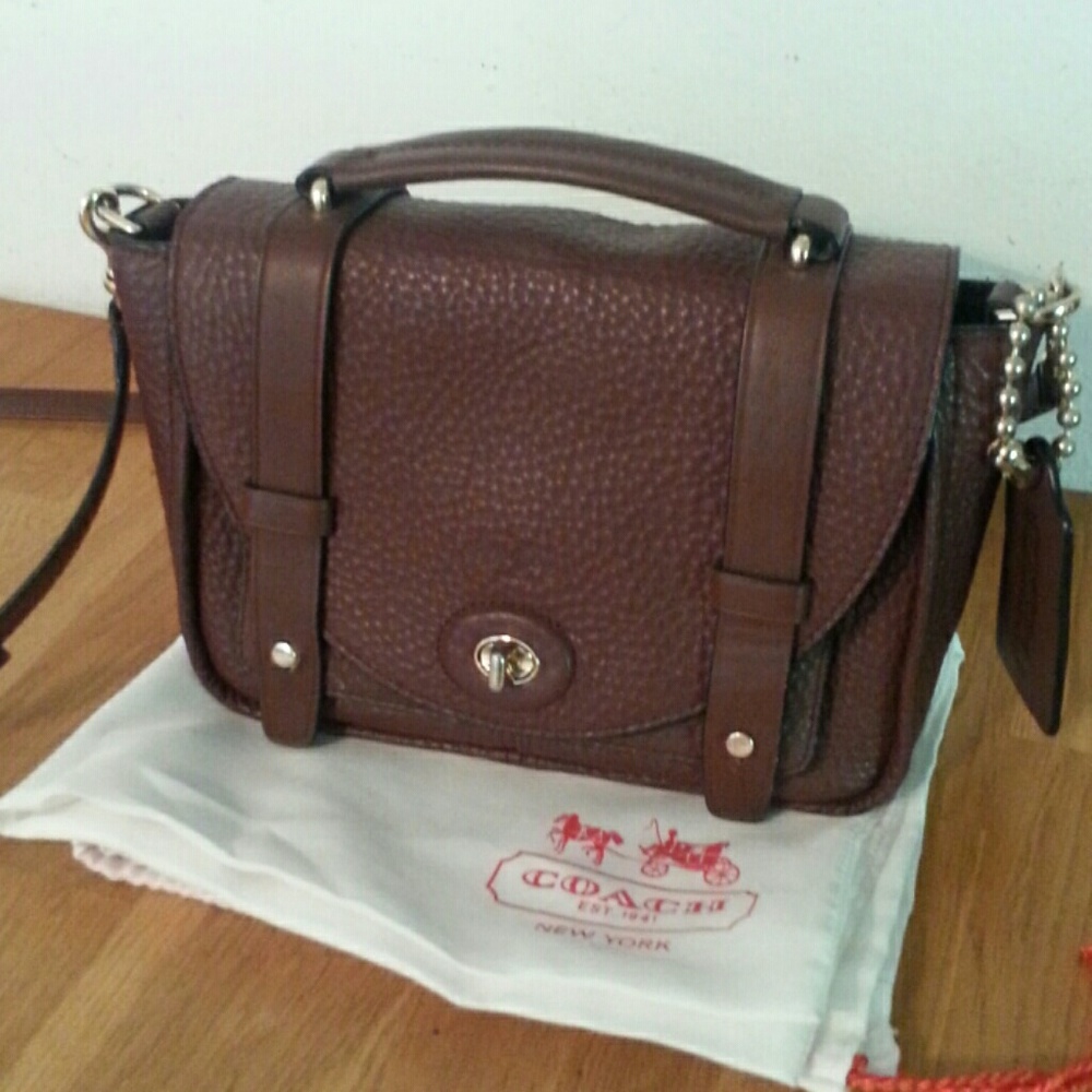 Coach Bleecker Mini Brooklyn Bag Brick