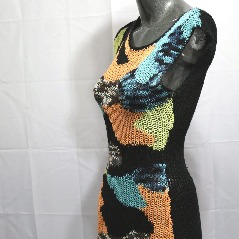 Blouse knit multi color