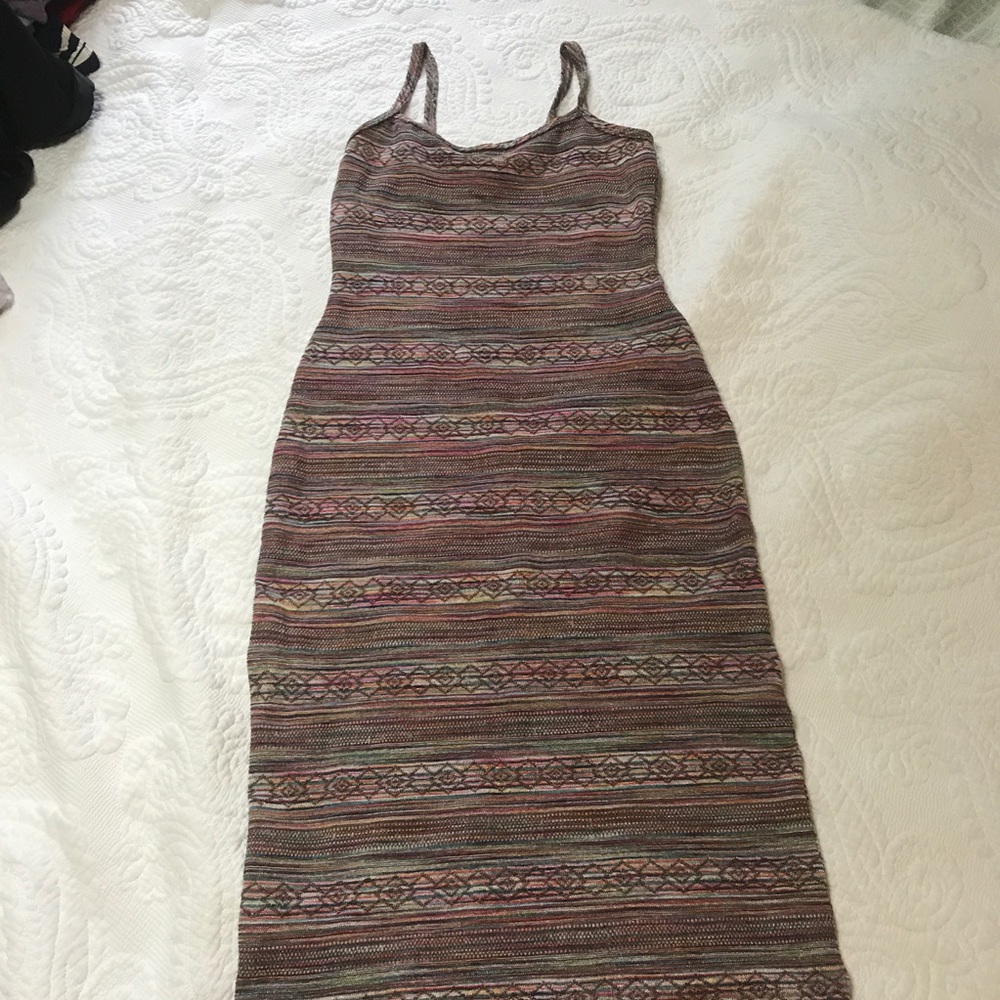 Striped maxi dress