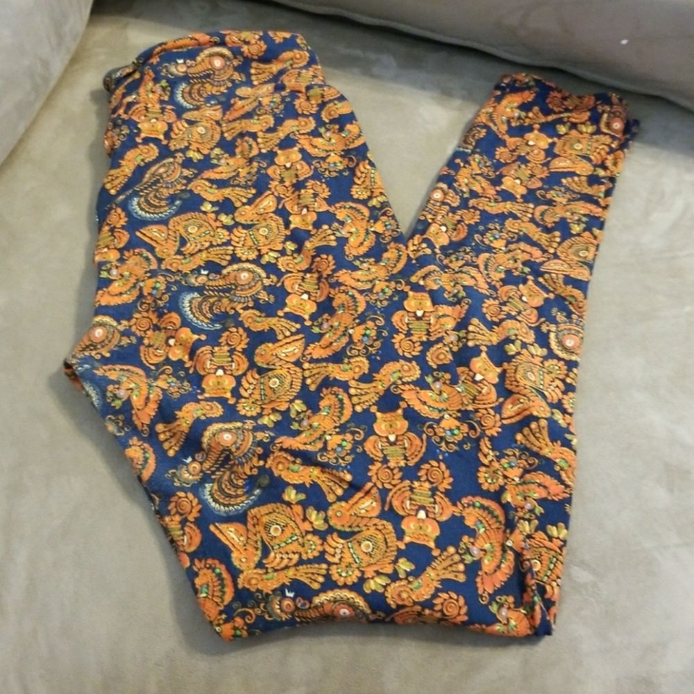 LuLaRoe OS leggings birds HTF Unicorn