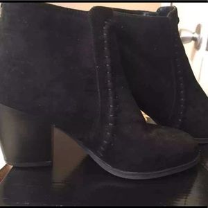 Black Suede Boots - Charlotte Russe