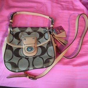 NWOT Coach crossbody logo purse