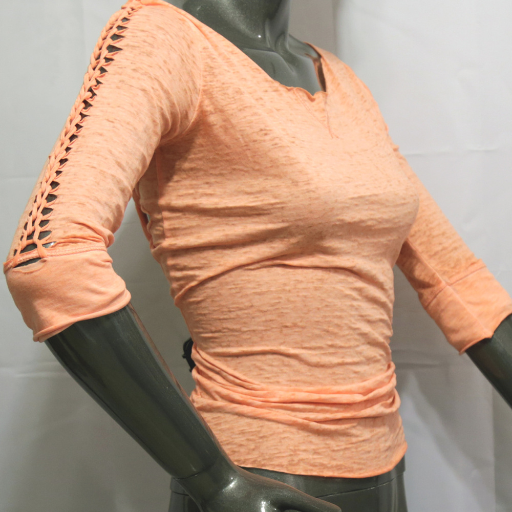 Orange Top open back