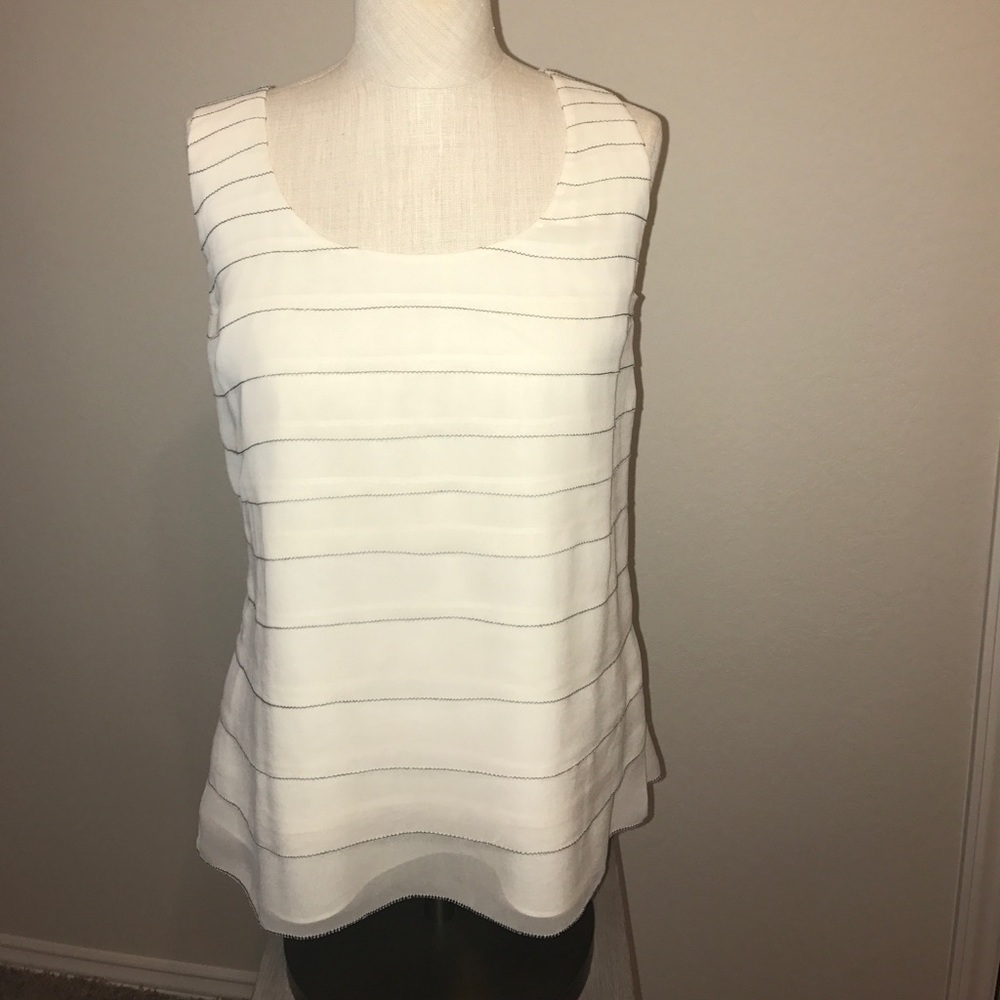 🎉Gorgeous Ann Taylor Layered Blouse