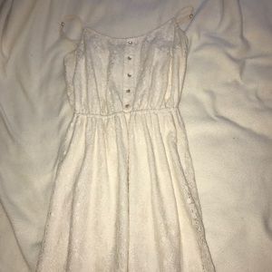 white lace tank dress