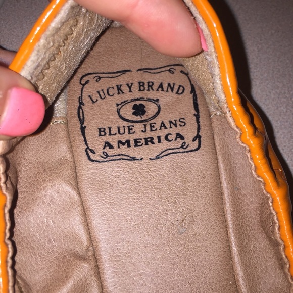 Lucky Brand Orange Flats - Picture 3 of 4