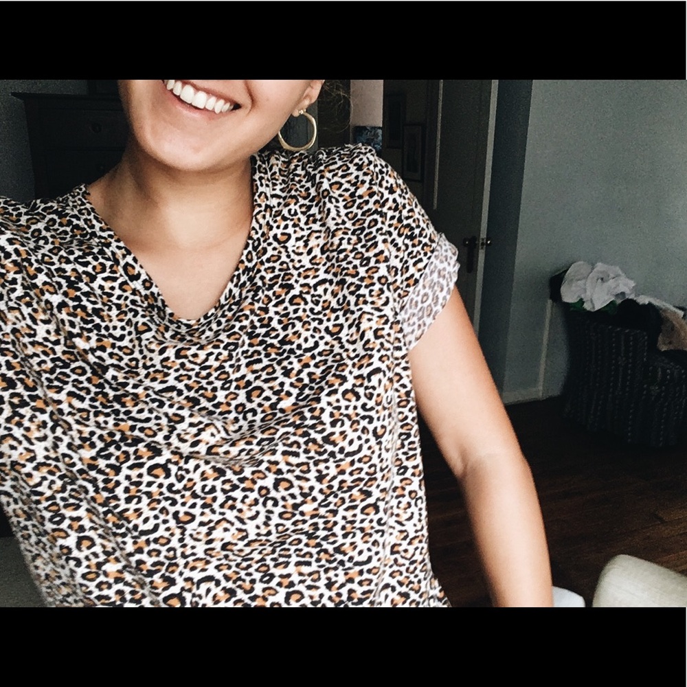 Vintage Leopard Print Tee